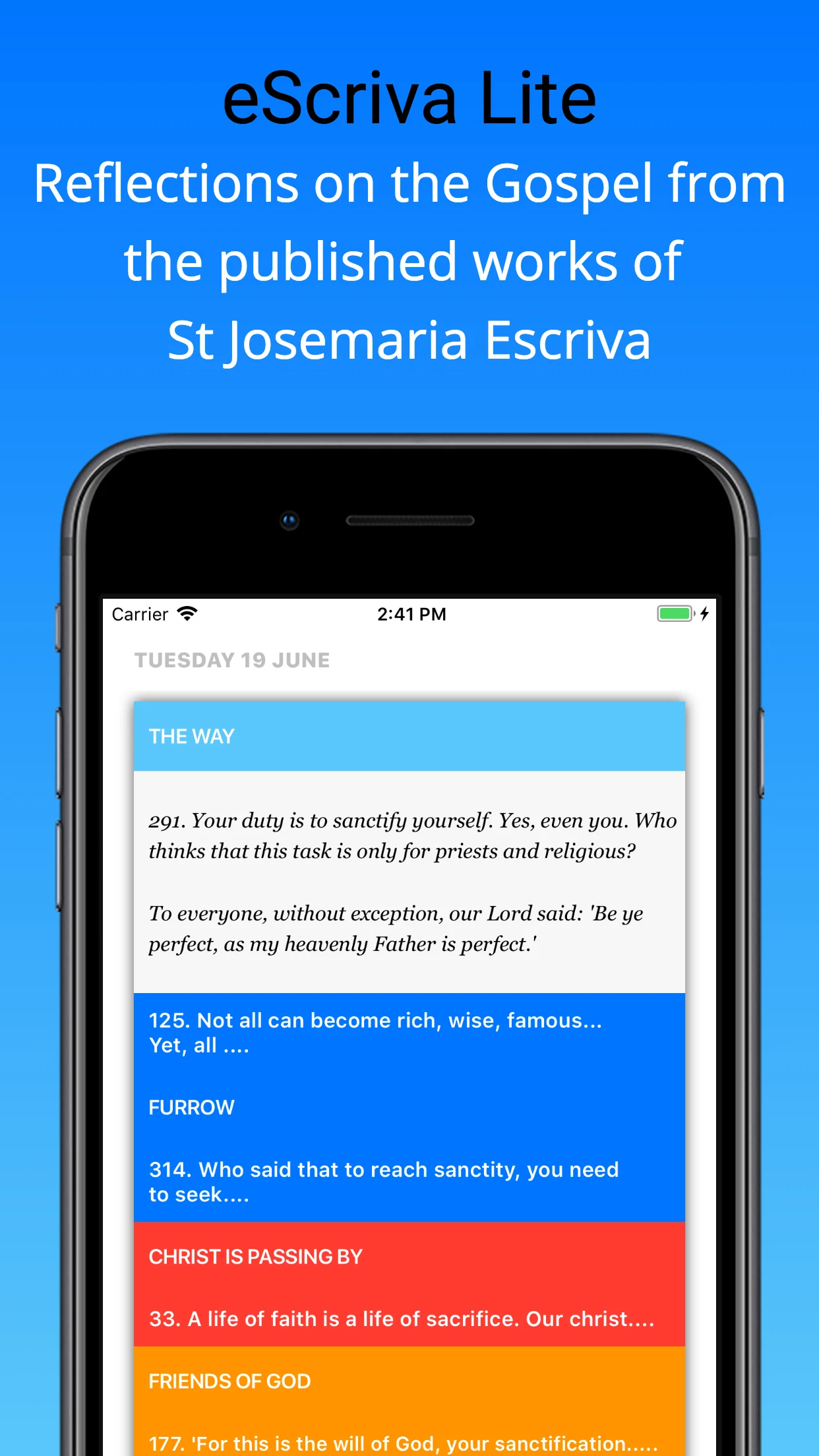 eScrivaLite screenshot