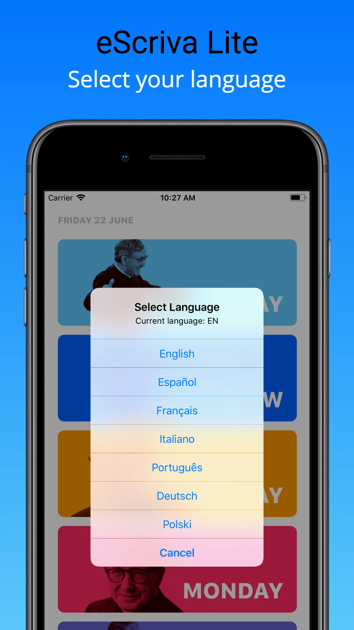 eScrivaLite screenshot